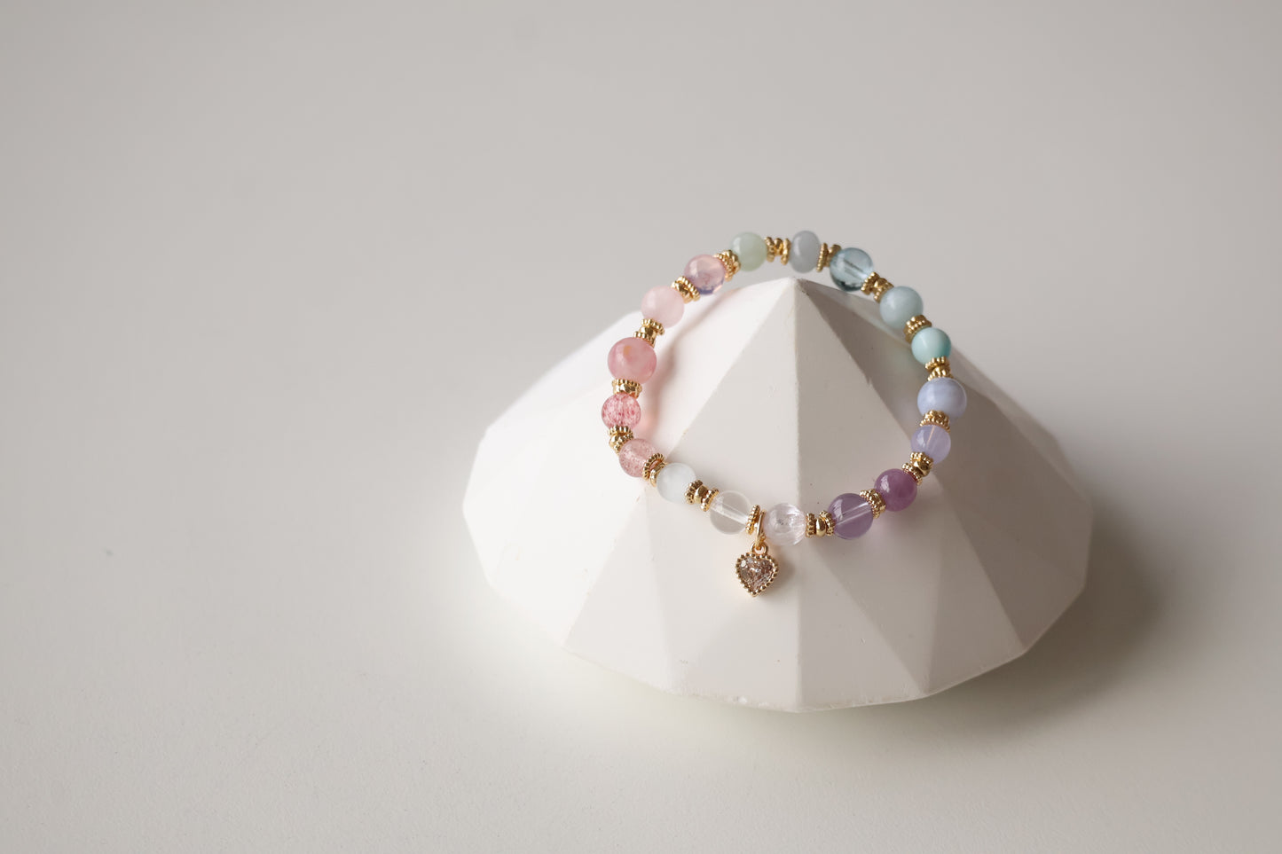 *Instocks* Cheru Customs - Estelle 6mm Pastel Rainbow Duobao