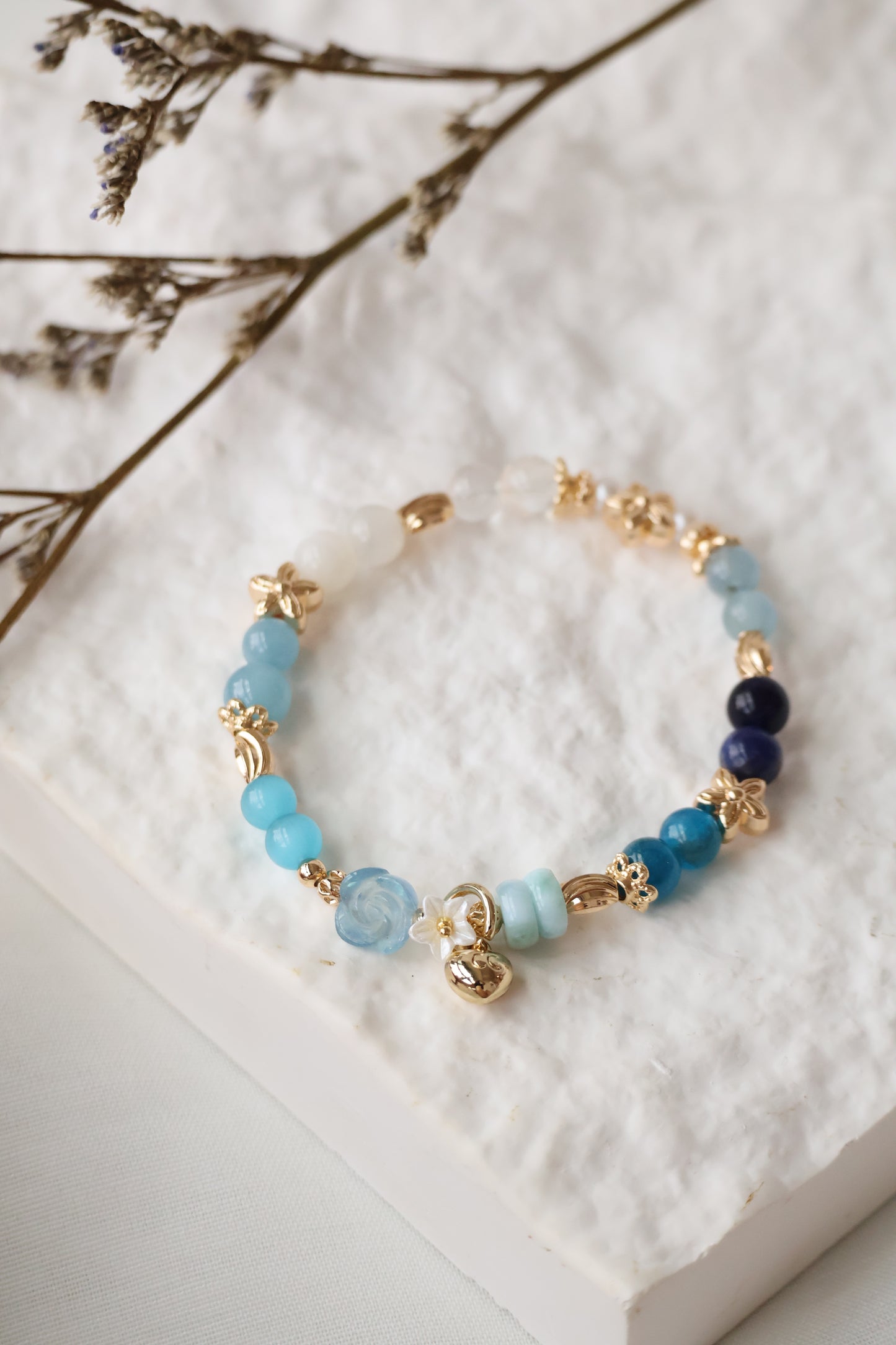 *Instocks* 6mm Mini Rosie Crystal Bracelet (Elastic)