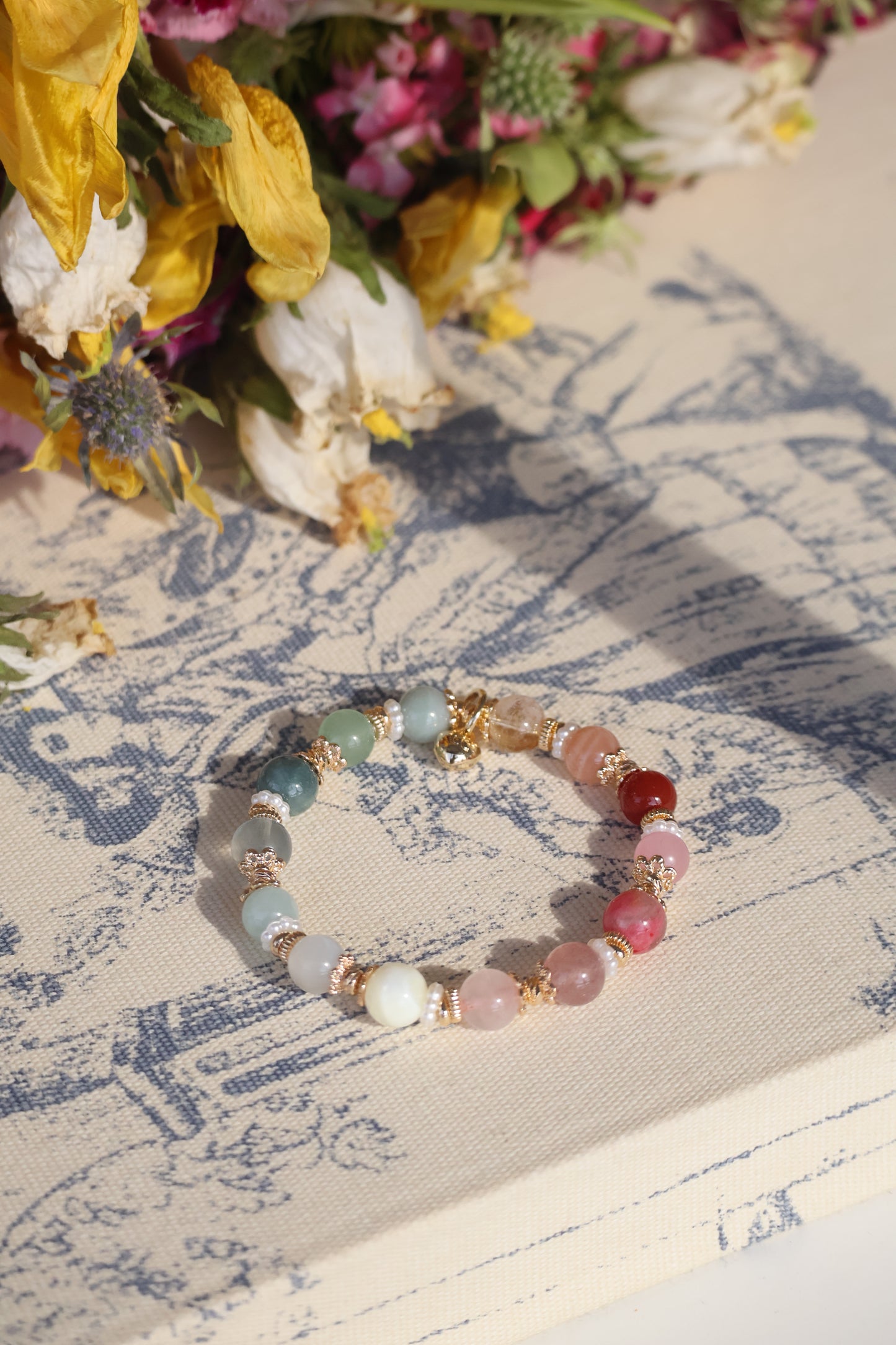 *Backorder* 8mm Duobao Crystal Bracelet (Elastic)