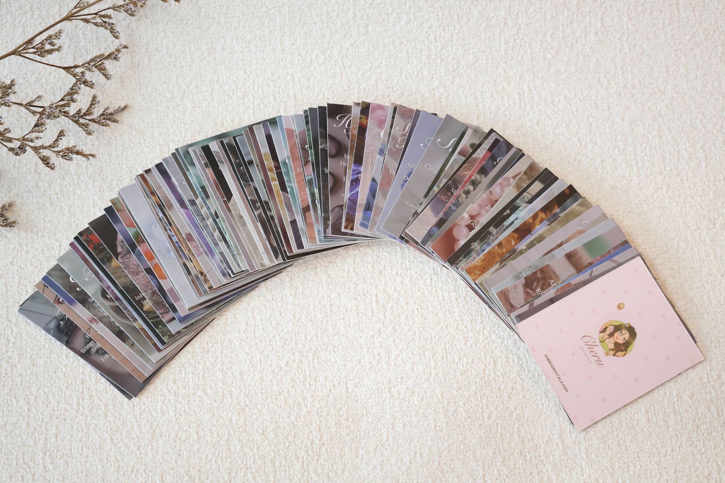 *Instocks* Cheru Crystals - 92 Pack Crystal Cards: Identification & Properties