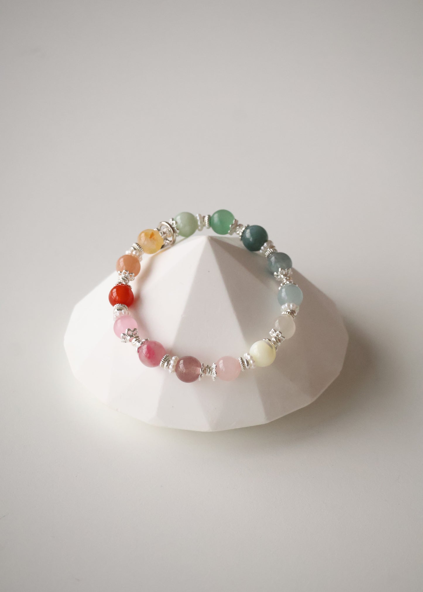 *Backorder* 8mm Duobao Crystal Bracelet (Elastic)