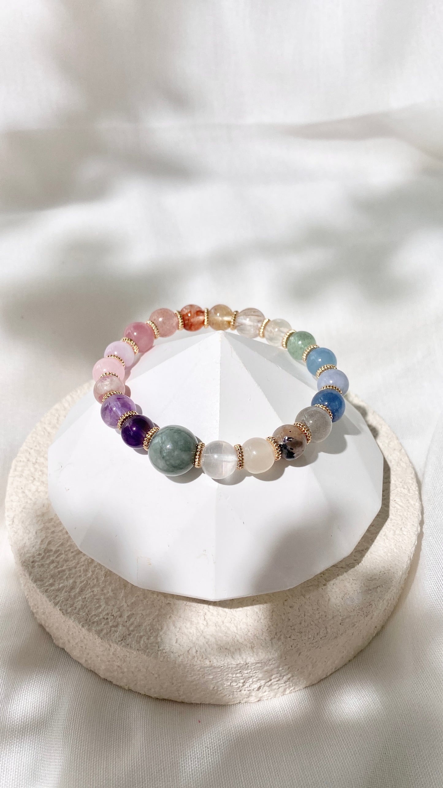 *PO* Duobao Crystal Bracelet (Elastic)