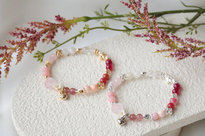 *Instocks* 6mm Mini Rosie Crystal Bracelet (Elastic)