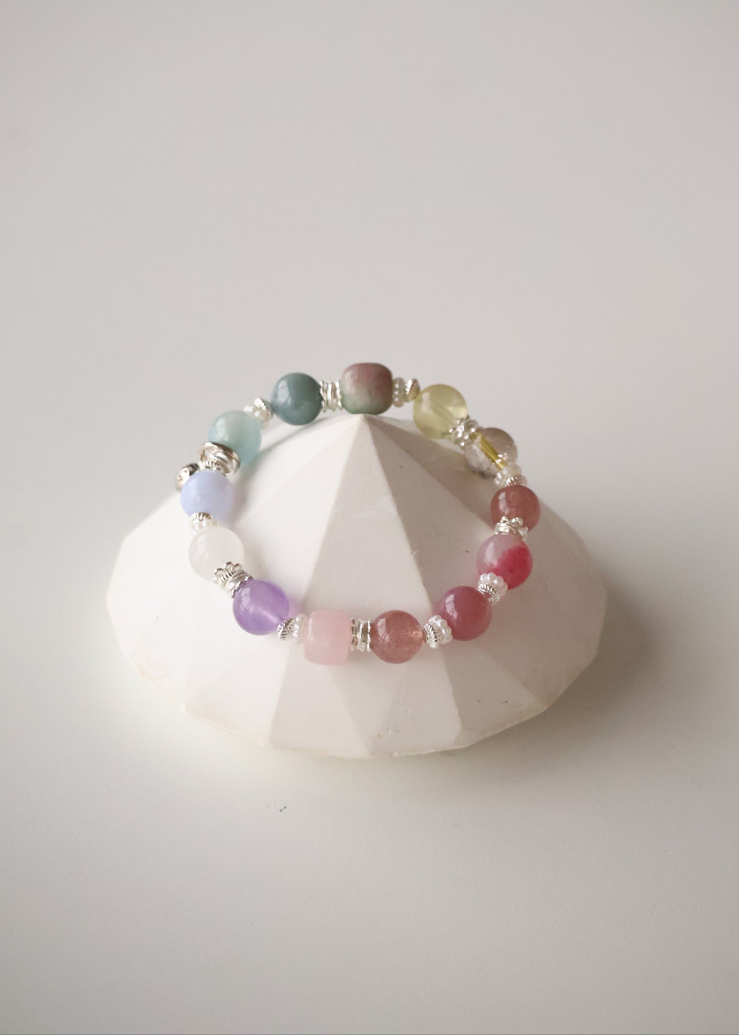 *Backorder* 10mm Duobao Crystal Bracelet (Elastic)