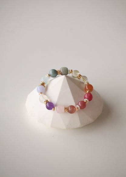*Backorder* 10mm Duobao Crystal Bracelet (Elastic)