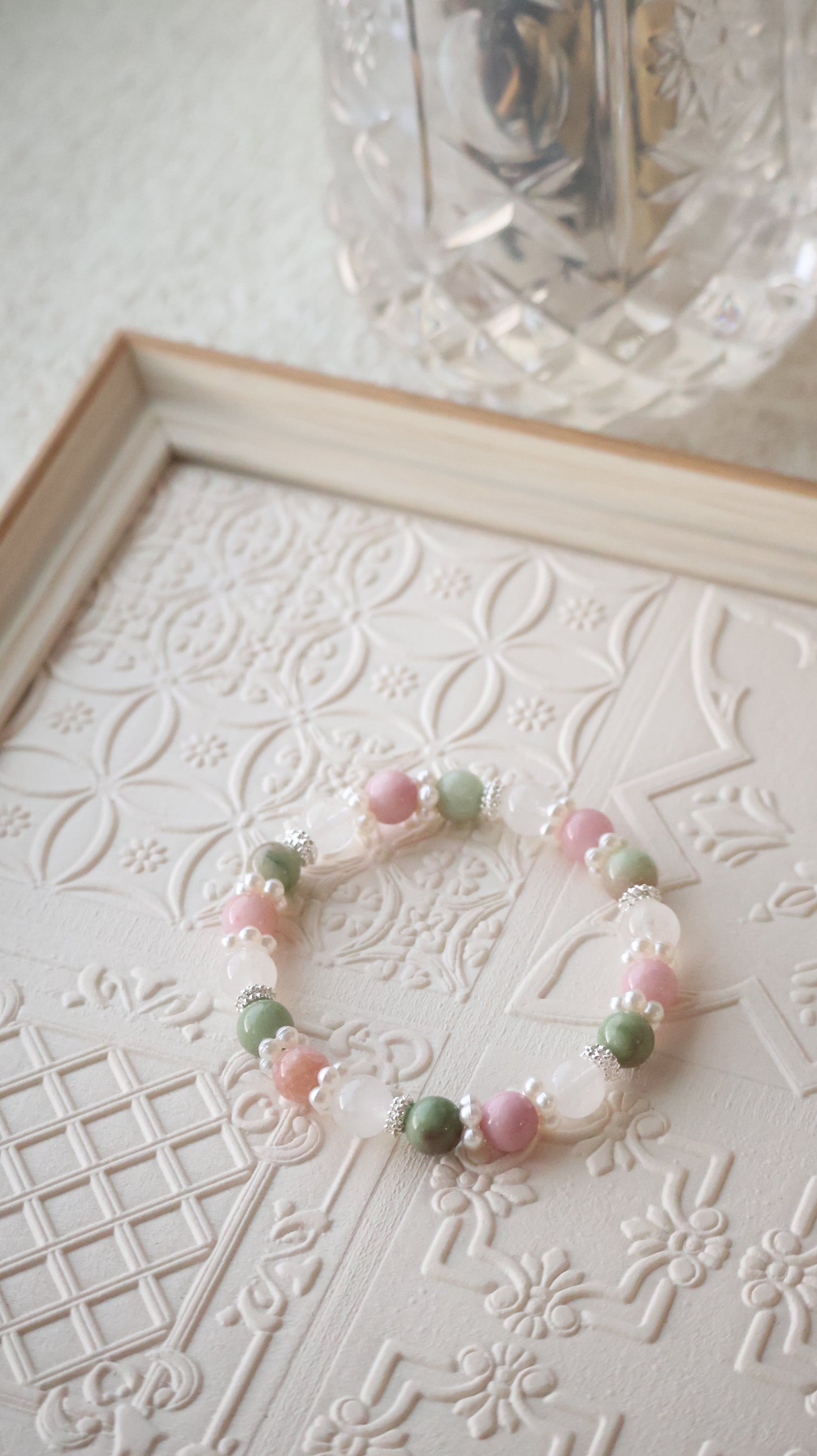 *Instocks* Multi Crystal 8mm Stacker (Elastic)
