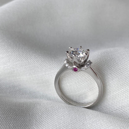 *Instocks* Chasity 1CT Moissanite Gift Ring AU750